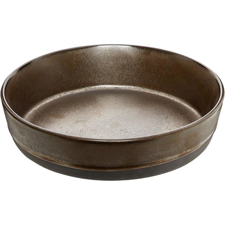 Aida djup tallrik i stengods 19,4 cm, metallisk brun | Dukning & Servering > Tallrikar > Djup tallrik | Bagaren och Kocken