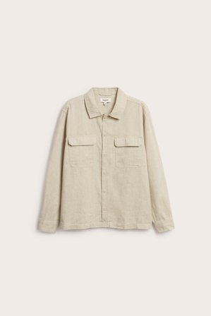 Kappahl | Overshirt i linnemix Beige 2XL | Beige