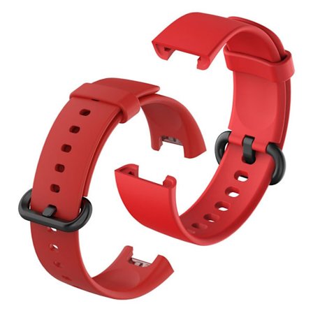 Xiaomi Mi Watch Lite / Redmi Watch durable silicone watch band - Red