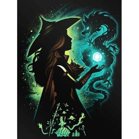 30x40cm 5D DIY Diamantmaleri Full, Série Cartoon Princess#E, DIY