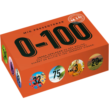 Quizspill MIG 1-100 Oransje