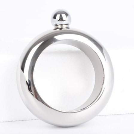 3,5 oz armbånd Vinflaske Bangle Hoftekolbe SØLV