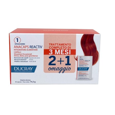 Ducray Anacaps Reactiv Integratore Capelli 90 Capsule