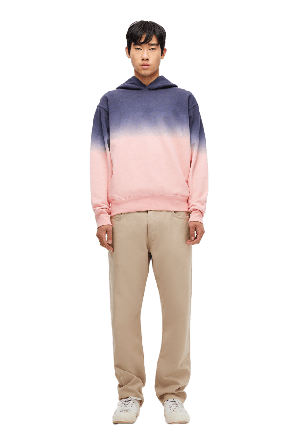 Neuw Reverse Dye Hoodiegraphite Tröjor Herr Grå L