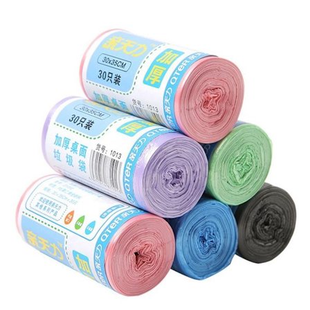 Små søppelposer 2 gallon engangsøppelposer miljøvennlige søppelposer