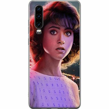 Huawei P30 Genomskinligt Skal Stranger Things - Nancy Wheeler