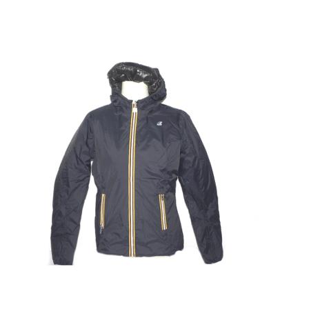 K-Way, Jacket Blauw, Heren, Maat:L,gestreept