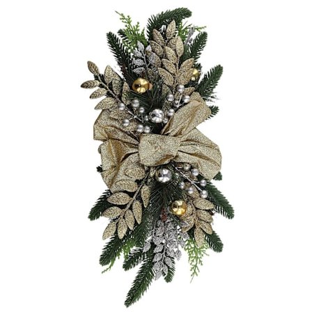 Joulu, portaiden joulukoriste portaisiin, oveen, takkaan, ikkunaan, ulko- ja sisätilojen joulukoriste 60x30cm