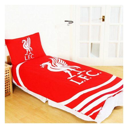Liverpool FC Pulse Enkel Duvet Set En Storlek Röd
