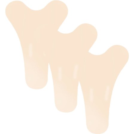 Camel Toe Concealer Saumaton Camel Toe Piilottaja Anti Camel Toe Insertti Uudelleenkäytettävä Näkymätön Anti Camel Toe Camel Toe Suoja (3 kpl Ihonväri