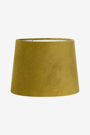 PR Home - Lampeskjerm Sofia Fløyel 20 cm - Gul - Lampeskjermer - Fra Homeroom