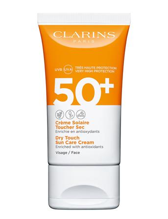 Dry Touch Sun Care Cream Spf 50+ Face Solkrem Ansikt Creme Clarins