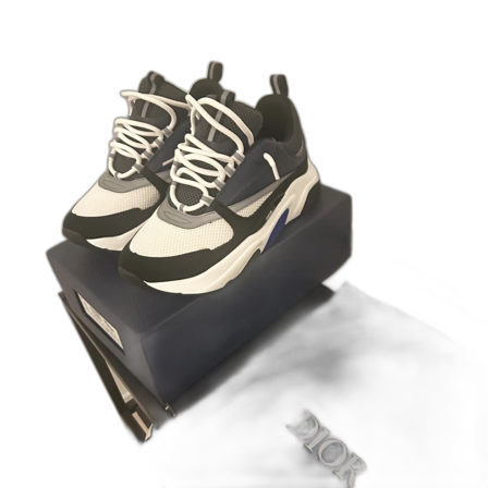 Dior B22 sneakers i svart, vit och blå