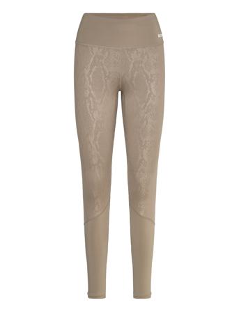 Borg High Waist Pattern Tights Beige Björn Borg
