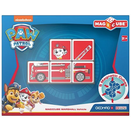 Geomag Magicube Paw Patrol Marshall vehicle