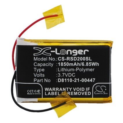 Batteri til DAB Digital til Roberts Sports Dab2