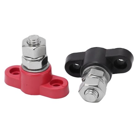 Virranjakolohko M8-nastalla, 2 väriä, kestävä, helppo asennus aurinkopaneeleihin, kuorma-autoihin, busseihin, DC 48V