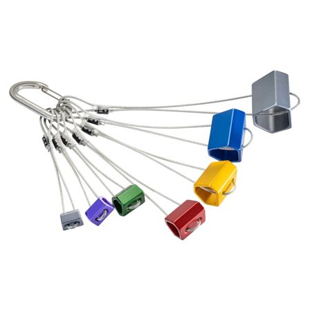 Black Diamond Wired Hexentric Set #4-10 Mountaineering equipment Multi-colored OneSize