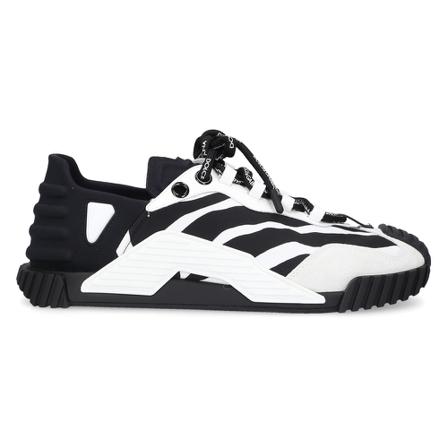 Dolce & Gabbana, Low-Top Sneakers NS1 Zwart, Dames, Maat:39 EU