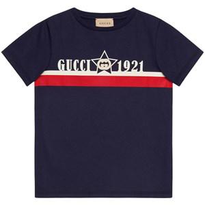 Kids - Gucci Branded T-Shirt Navy 6 Years - Tops - 6 years - Navy - Junge