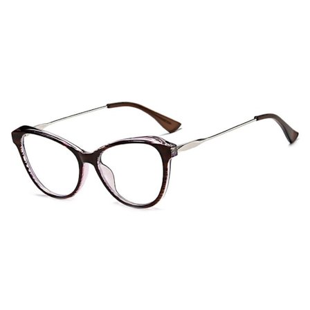 Anti-Blue Light Glasögon Fyrkantiga Glasögon BRUNA