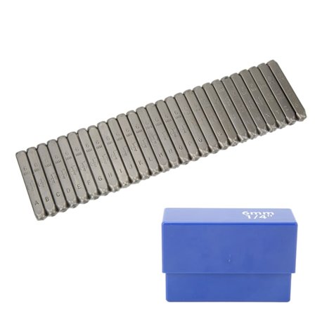 Bogstavstempel sæt 27 bogstaver høj styrke høj kulstofstål metal bogstav stempel sæt til smykker kunstværk 6mm