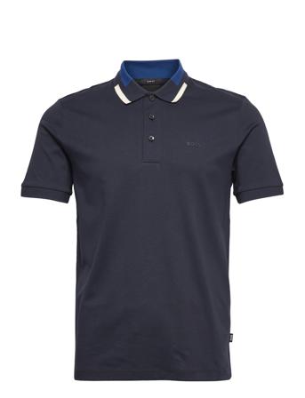 Phillipson 107 Polos Short-sleeved Marineblå BOSS