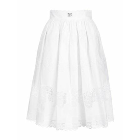Dolce & Gabbana F4Ccjzfu5L5W0111 Nederdel Hvid, Dame