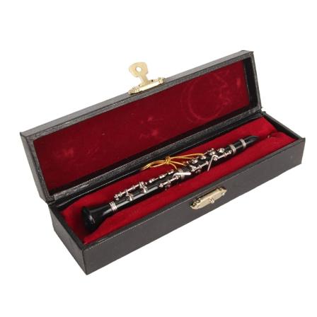 13cm Mini Klarinett Modell Simulert Miniatyr Klarinett Musikinstrument Dukkehus Dekorasjon