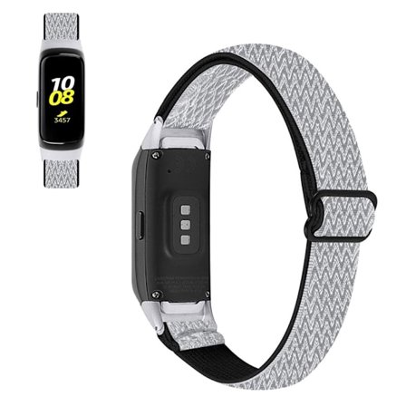 Samsung Galaxy Fit sportsurrem i nylon - Sort / Hvid