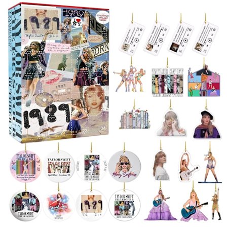 Mub- Tyler Christmas countdown 24 gifts acrylic blind box pendant decoration 4