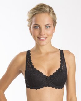 Bygel-bh Irene Svart - C70 - Trofé
