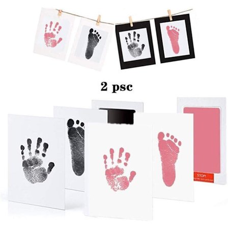Babyminnen Baby Hand- och Fotavtrycksplattor Baby Hand och Fotavtryck