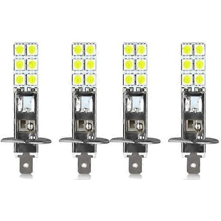 4 stk. H1 6000k Superhvide 80w LED-forlygtelamper Kit