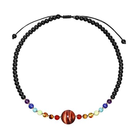 7 Chakra Halskæde Yoga Halskæde RED TIGER EYE RED TIGER EYE