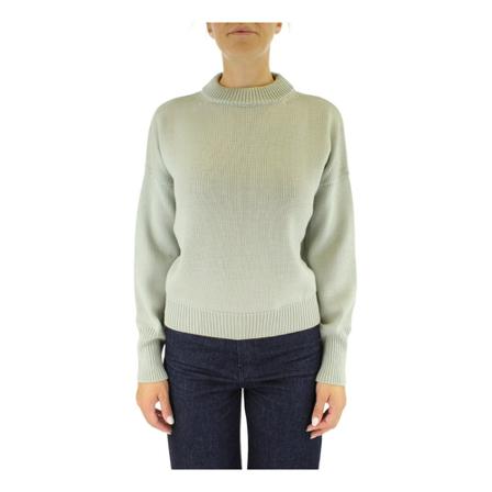 Roberto Collina, Round-neck Knitwear Beige, Dames, Maat:M