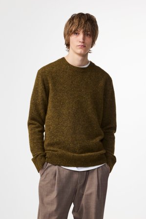 NN.07 Lee Pullover Herren Grün