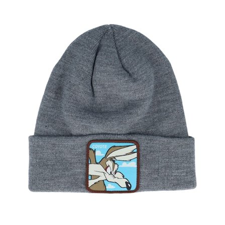 Capslab - Grau cuff Mütze - Looney Tunes Coyote Grey Cuff @ Hatstore