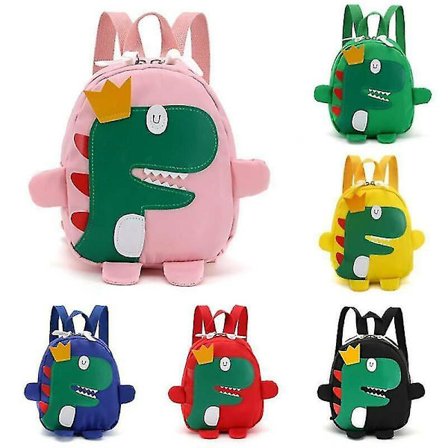 Taaperoille ja lapsille sopiva dinosauruksen muotoinen reppu, olkalaukku, S-koko