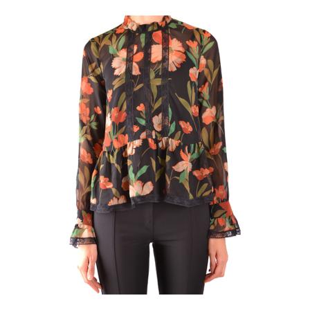 Twinset - Skjortor - Svart - Dam - Storlek: M, Dam, Storlek: M