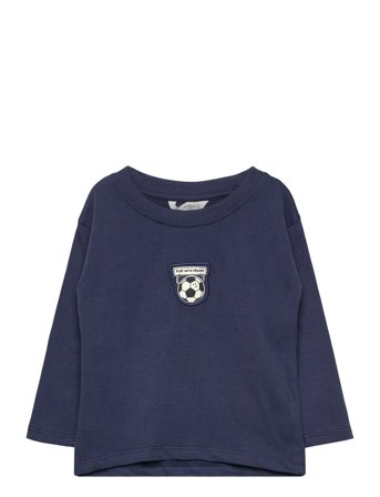 Mango Embroidered Printed T-Shirt - Navy - 2-3