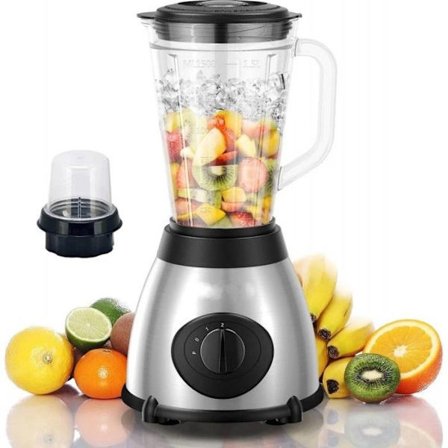 Blender 800w 1,5 liter 3 hastigheter rostfritt stål från Royalty Line