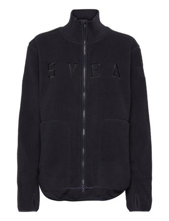W. Pile Turtle Zip Sweat Blue Svea