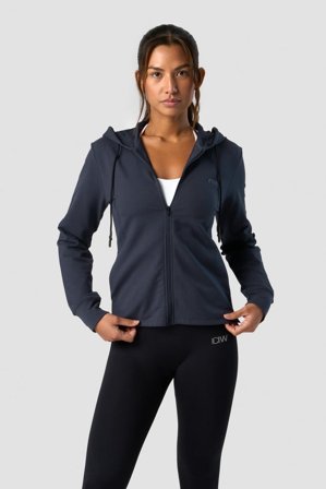 ICANIWILL - Stride Zip Hoodie Wmn Navy - Damen - ICIW