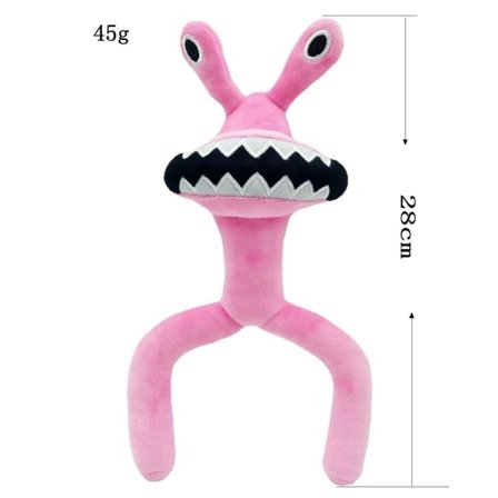 Rainbow Friends Plyschleksak figur rosa 28 cm