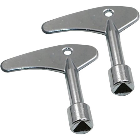 Stk. Metal Trekantnøgle, Trekantnøgler, Målerboks Nøgle til Gas Vand El Målerskab