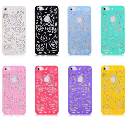Rosmönstrade Skal till iPhone 5/5S/SE - fler färger