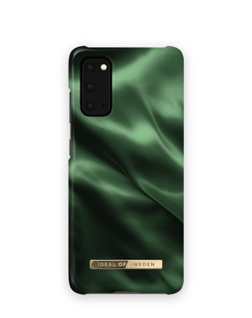 Galaxy S20 Hoesje, Emerald Satin, iDeal of Sweden