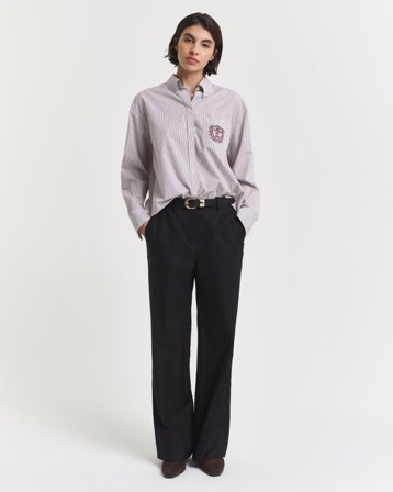 GANT Damen Formelle Hose aus Wollmix (42)