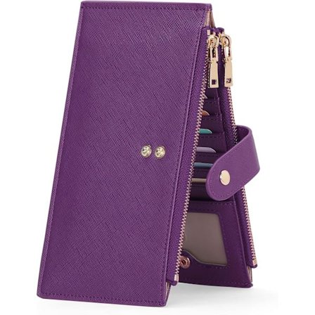 Erittäin ohut monikorttipaikkainen lompakko, RFID-suojaus, pitkä miesten lompakko, luottokorttikotelo, vetoketjullinen kolikkokukkaro, naisten 